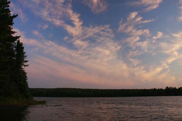 Disappointment Lake sunset