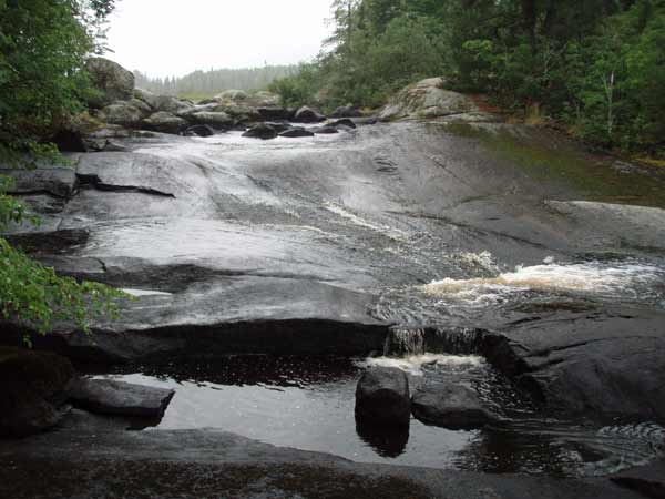 Moose River rapids, 2008