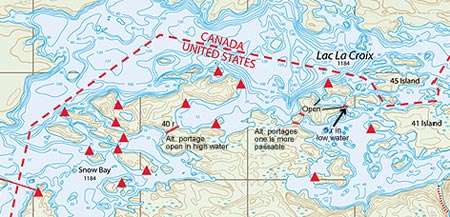 Lac La Croix unmapped portages