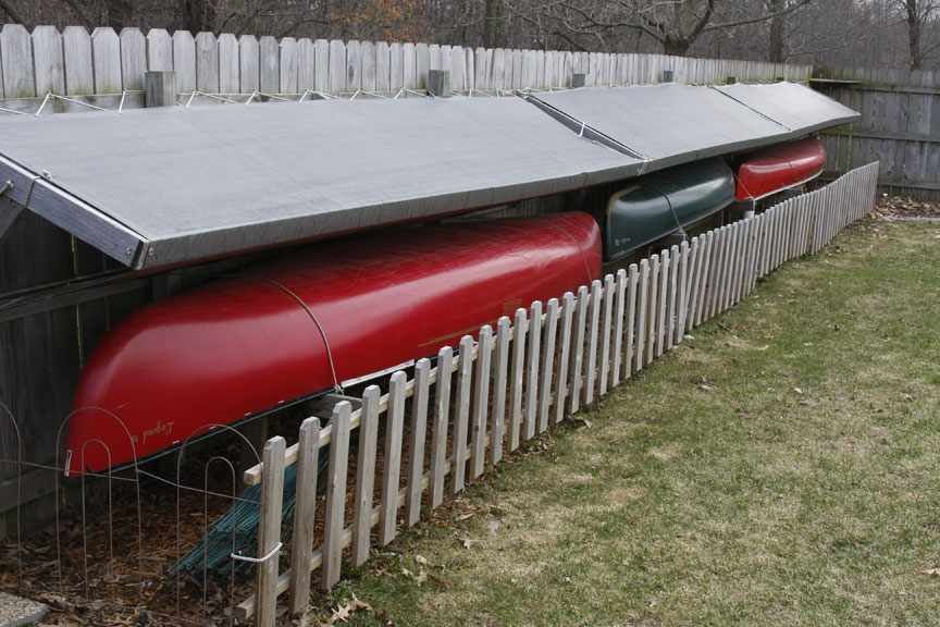 Canoe awning